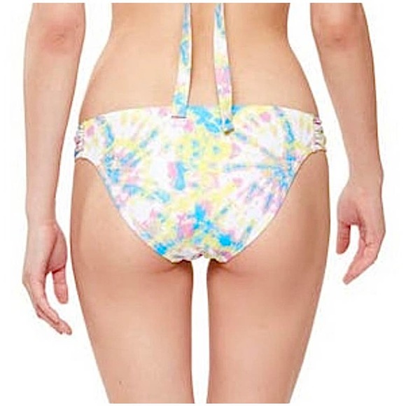 NWT - Jessica Simpson Tie Dye Stretch Lined Hipster Swimsuit Bottom - Sz Medium - Picture 7 of 13